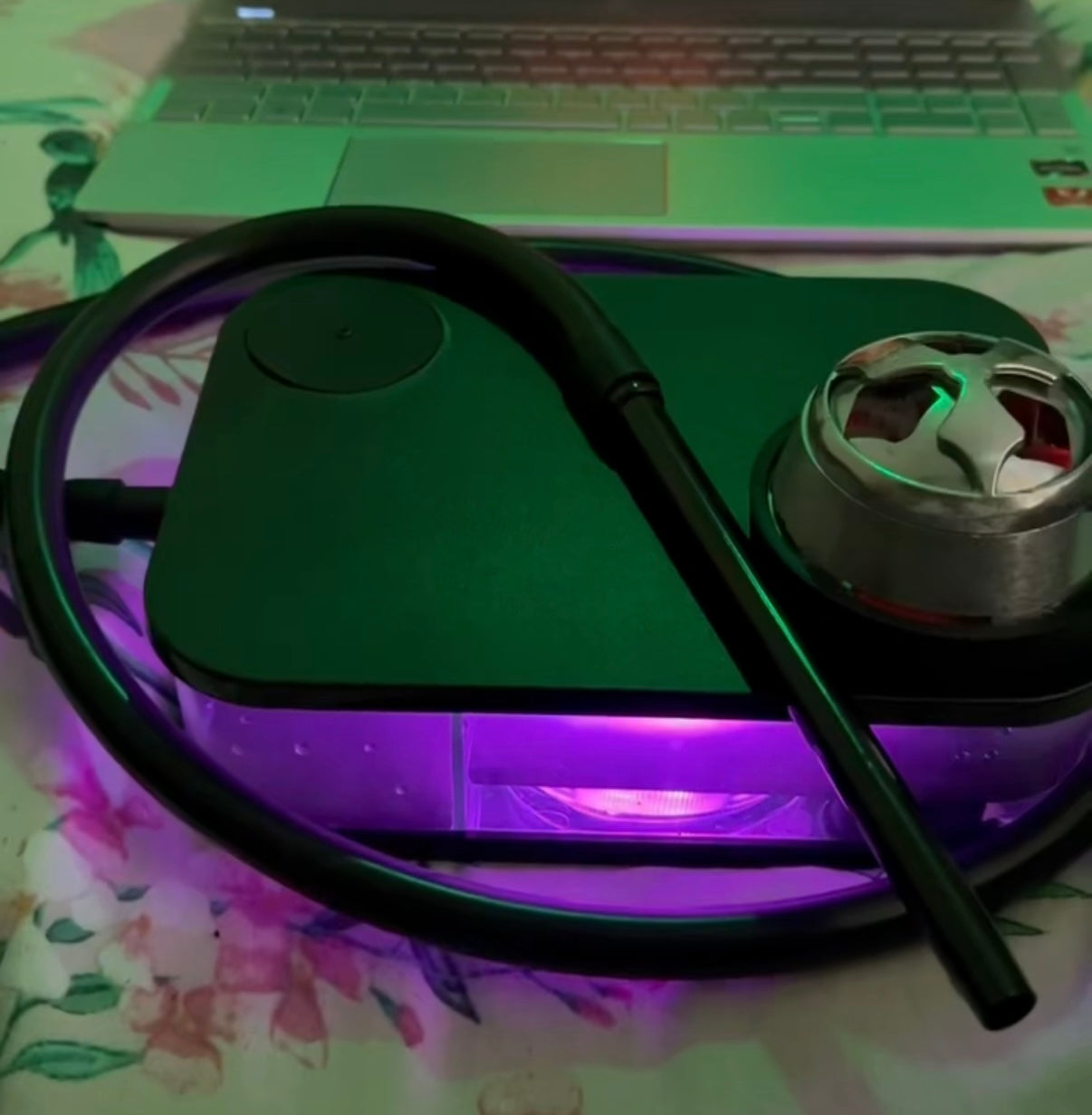 🌟 CloudChasers LED Portable Box Hookah